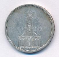 Német Harmadik Birodalom 1934A 5M Ag "Garnisonkirche" T:XF,VF patina German Third Reich 1934A 5 Reichsmark Ag "Garnisonkirche" C:XF,VF patina Krause KM#83