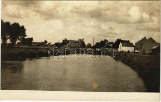 Arad, látkép, Maros-part / general view, Mures riverside. Kossakné és Schwarz photo (fl)