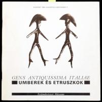 Szilágyi János György: Umberek és etruszkok. Gens antiquissima Italiae. Bp., 1989, Szépművészeti Múzeum. 32 p. Magyar nyelven. Fekete-fehér képekkel illusztrált. Kiadói papírkötés. A tételhez tartozik egy gépelt, sokszorosított, 2 oldalas szöveg a kiállításról.