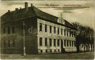 1928 Sepsiszentgyörgy, Sfantu Gheorghe; Scoala Speciala a intanteriei / Gyalogsági speciális tisztiiskola. Eugen Klein kiadása, Vetési László fényképész felvétele / military infantry school (EK)