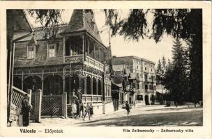 1924 Előpatak, Valcele; Zathureczky villa. E. Téglas kiadása, Carmen felvétele / Vila Zathureczky / villa (fl)