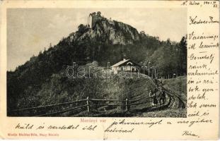 1901 Murány, Murányalja, Murán; Murány vára. Büchler Béla kiadása / Muransky hrad / castle (EB)