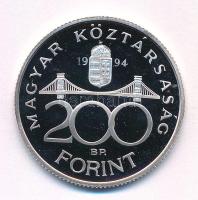 1994. 200Ft Ag "Deák" T:PP patina, fo.
Adamo F13.1