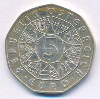 Ausztria 2007. 5E Ag "850 éves a Mariazelli kegytemplom" T:AU 
Austria 2007. 5 Euro Ag &q...