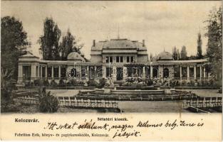 1905 Kolozsvár, Cluj; Sétatéri kioszk. Fabritius Erik kiadása / promenade kiosk (EK)