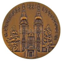 Tóth Sándor (1933-) 1991. "JOANNES PAVLVS II P M IN HVNGARIA XVI XX AVG MCMXCI / BUDAPEST ESZTE...