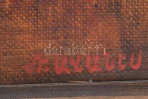 Avanesov jelzéssel, grúz festő, XX. sz. vége: Tavaszi tánc, 1993. Olaj, vászon, 60x50 cm. Hátoldalán...