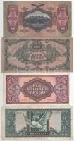 1930-1946. 8db vegyes pengő bankjegy T:F