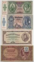 1930-1946. 8db vegyes pengő bankjegy T:F