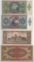 1930-1946. 8db vegyes pengő bankjegy T:F