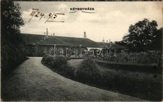 1915 Kétegyháza, Andrássy-Almásy kastély. Dobay János kiadása (EK)