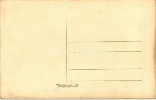 ~1941 Ruszkiczay-Rüdiger Imre (1889-1957) vezérezredes látogatása egy hajón sebesült katonákkal és m...