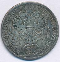Ausztria 1768IC-SK 20kr Ag "Mária Terézia" T:VF,F patina, karc
Austria 1768IC-SK 20 Kreuz...