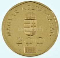 2000. 200Ft Cu-Zn "2000. évforduló / Rodin: a Gondolkodó, a Naprendszer" kapszulában T:BU ...