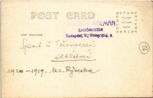 1919-1920 Krasznaja Recska, Rjecska, Krasnaia- Rjetschka (Habarovszk, Khabarovsk); Az ekkor már amer...