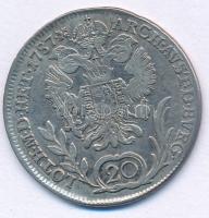 1787B 20kr Ag "II. József" T:VF,F patina 
Huszár: 1880., Unger III: 1329.a