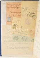 cca 1800-1940 Sajószentpéteri helytörténeti okmány gyűjtemény. Mindenféle irat, okmány, igazolvány, ...