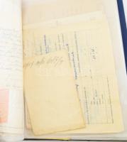 cca 1800-1940 Sajószentpéteri helytörténeti okmány gyűjtemény. Mindenféle irat, okmány, igazolvány, ...