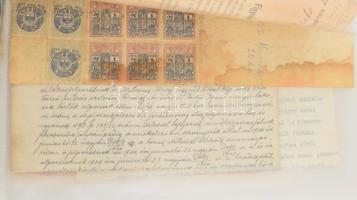 cca 1800-1940 Sajószentpéteri helytörténeti okmány gyűjtemény. Mindenféle irat, okmány, igazolvány, ...