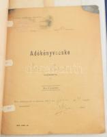 cca 1800-1940 Sajószentpéteri helytörténeti okmány gyűjtemény. Mindenféle irat, okmány, igazolvány, ...