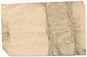 Buda 1789. Lottóra befizetést igazoló nyugta német nyelven T:F