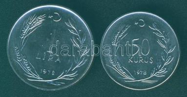 Törökország 1978. 50K + 1L "FAO" T:1/2+
