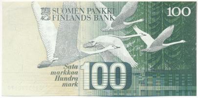 Finnország 1986. 100M "5155270470" Szign.: Sorsa és Mäkinen T:F szép papír 
Finland 1986....