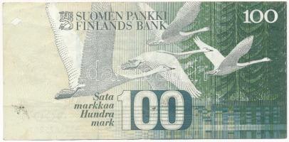 Finnország 1986. 100M "5134675201" Szign.: Alenius és Vanhala T:F 
Finland 1986. 100 Mark...