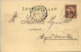 1901 Tátra, Magas-Tátra, Vysoké Tatry; Bad Csorba am See / Csorba-tói fogaskerekű vasút / Strbské pl...