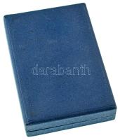 ~1970. "Kiváló Véradó" ezüst fokozat miniatűrrel, eredeti dísztokban (~40mm) T:AU