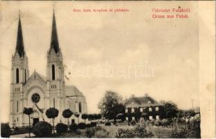 Futak, Futtak, Futog; Római katolikus templom és plébánia / church and rectory (Rb)