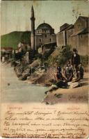 1901 Mostar, Partie a.d. Narenta / riverside (Rb)