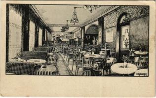 Bielefeld, Kaffee Kuhlmann Inh. Adolf Kuhlmann / cafe interior s: Knorr (EK)