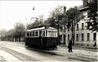 1967 Kassa, Kosice; villamos, utcakép / tram, street view, Foto H. Lehnhart, Verlag Josef Otto Slezak