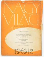 1963 A Nagyvilág c. virágirodalmi folyóirat VIII. évf 2 .száma. benne Alexandr Szolzsenyicin: Ivan Gyenyiszovics egy napja c. kisregényének első magyar közlésével. Kissé sérült papírborítóval