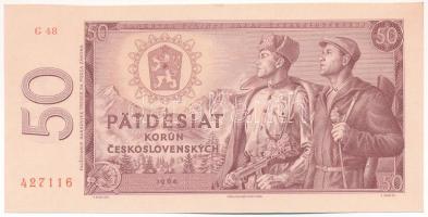 Csehszlovákia 1964. 50K T:XF,VF Czechoslovakia 1964. 50 Korun C:XF,VF  Krause P#18