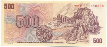 Csehszlovákia 1973. 500K "W21 448848" T:UNC 
Czechoslovakia 1973. 500 Korun "W21 448...
