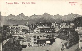 Tátrafüred with Café and the Guesthouse of Adolf Maurer