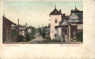 Újtátrafüred  with the shop of Todor Kertész and Emil Tátrai (EK)