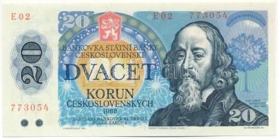 Csehszlovákia 1988. 20K T:UNC,AU  Czechoslovakia 1988. 20 Korun C:UNC,AU