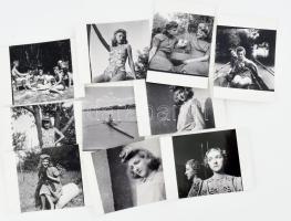 Friedl Gusztáv magyar vegyészmérnök családi fotók 9 negatív 10 pozitív 6x6 cm, 9x14 cm