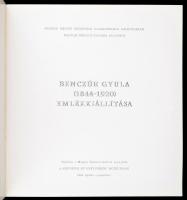 Szinyei Merse Anna: Benczúr Gyula (1844-1920) emlékkiállítása. Kiállítás a Magyar Nemzeti Galéria an...