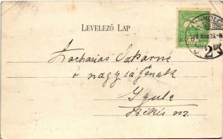 1910 Miskolc, József laktanya. Ferenczi B. kiadása (EB)