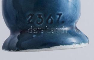 1912 Szecessziós kisáváza, kopással, m: 10 cm