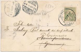 1905 Sajószentpéter, Kőszénbánya. Csizy Elemér kiadása (fl)