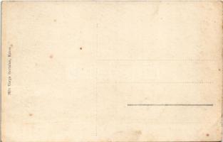 Mezőlaborc, Medzilaborce; lerombolt vasútállomás 1914-15. Az oroszdúlta Zemplén. Varga Bertalan kiad...