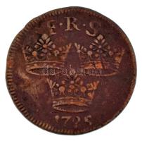 Svédország 1725. 1ö Cu T:F
Sweden 1725. 1 Öre Cu C:F
Krause KM#383