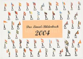 Das Lineol-Bilderbuch 2004. Militärische Aufstellfiguren der Größe 7,5 cm. Katonai miniatűr figurákat bemutató katalógus. Színes fotókkal illusztrálva. Német nyelven. Kiadói kartonált papírkötés.