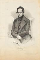 cca 1830-1850 Osztrák-magyar tábornokokat, nemeseket, tudósokat ábrázoló litográfiák, 4 db, közte Fr...