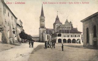 Lőcse church and town hall